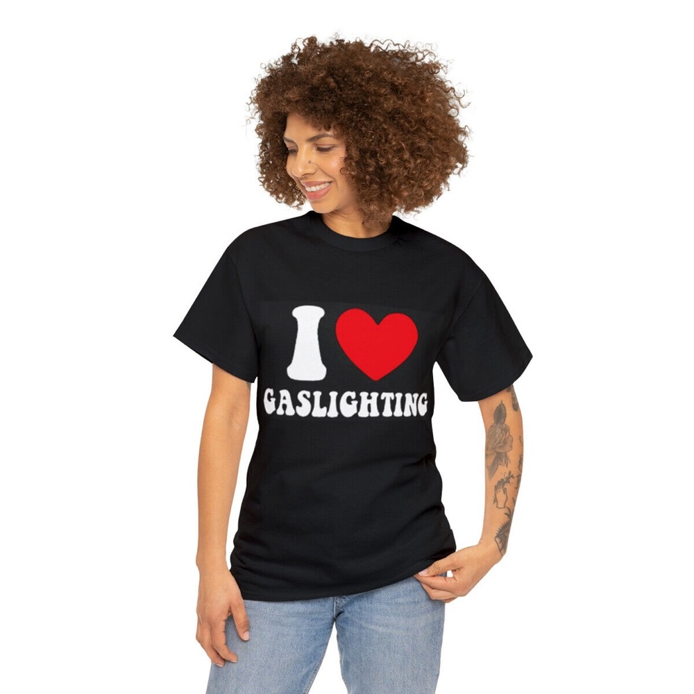 I Heart Gaslighting Women’s Short Sleeve Graphic Tshirt